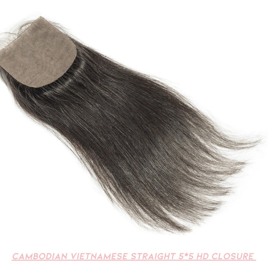 Vietnamese Straight 5*5 HD Closures