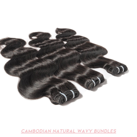 Cambodian Natural Wavy Bundles