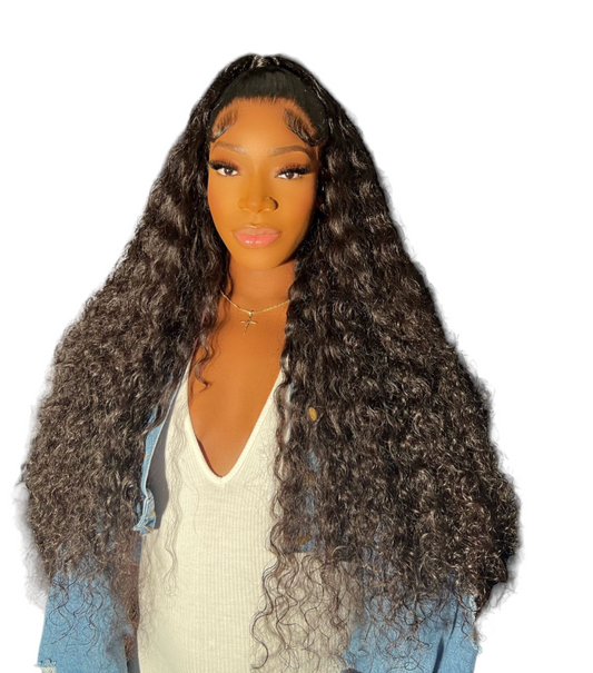 Cambodian Curly Wave 5*5 HD Closure Wig